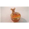 Image 2 : Powder Jar carnival glass terrier
