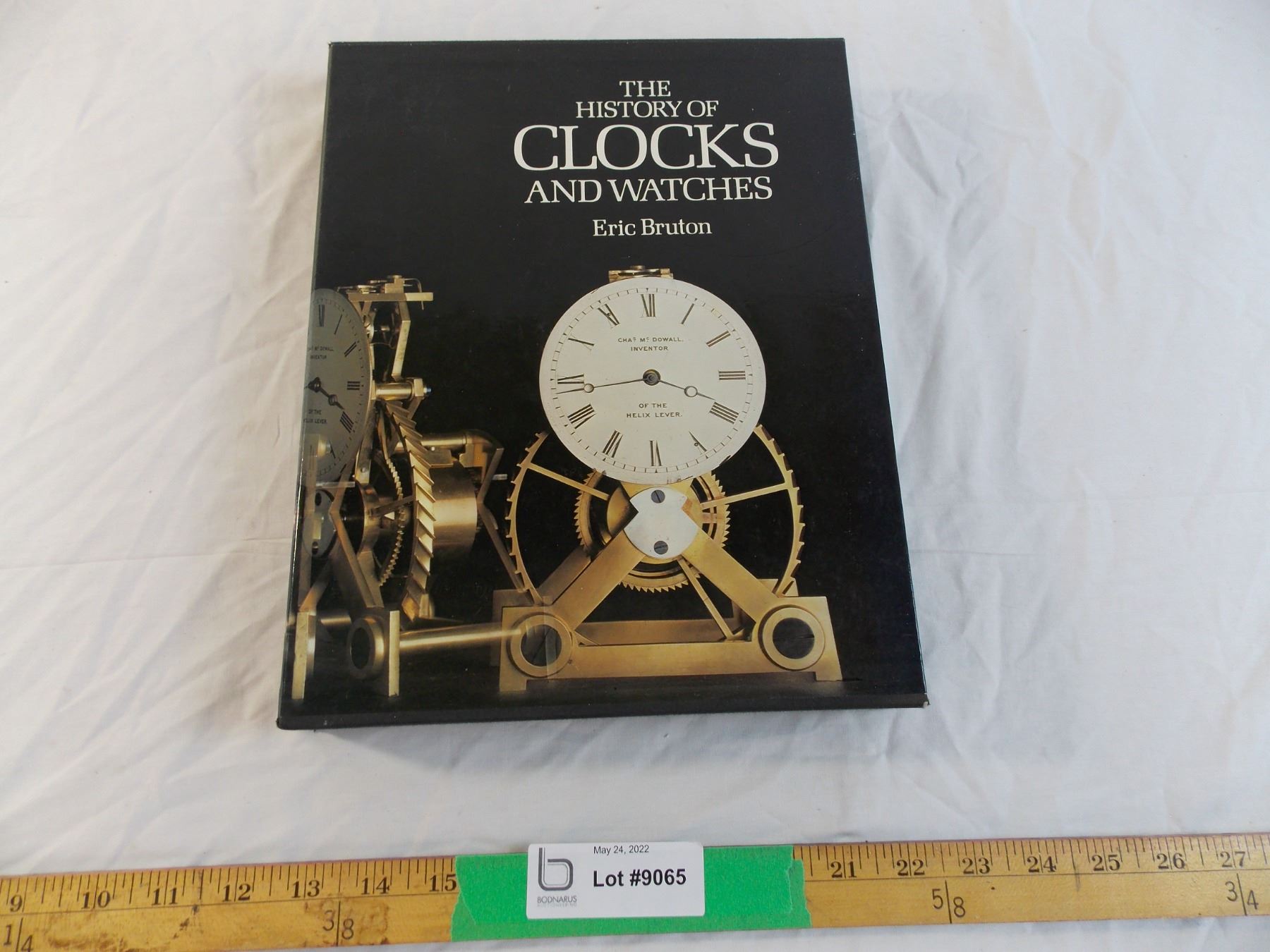 The History of Clocks and Watches - hardcover book