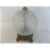 Image 2 : *Ornate looking Glass Ashtray (plastic globe) (stripped top screw)