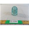 Image 1 : Light Blue Canadian Pacific Glass Insulator (chipped on bottom)