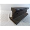 Image 4 : Solid steel rail tie (very heavy, cannot be shipped) - 17" long