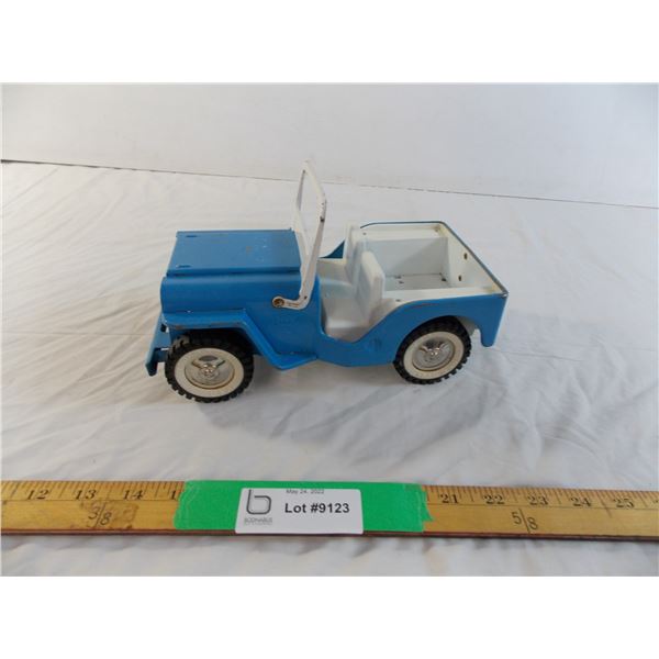 Tonka Jeep - blue - 10" long