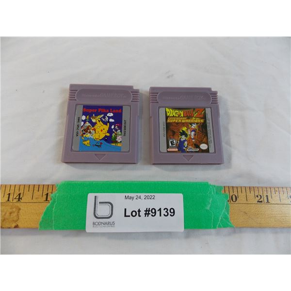 Pokemon + Dragonball gameboy games (japan)