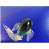 Image 2 : Canadian North Airlines Glass Paperweight + Whale paperweight (green + clear glass)