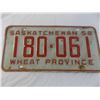 Image 2 : 1958 Saskatchewan license plate