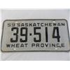 Image 2 : 1959 Saskatchewan license plate