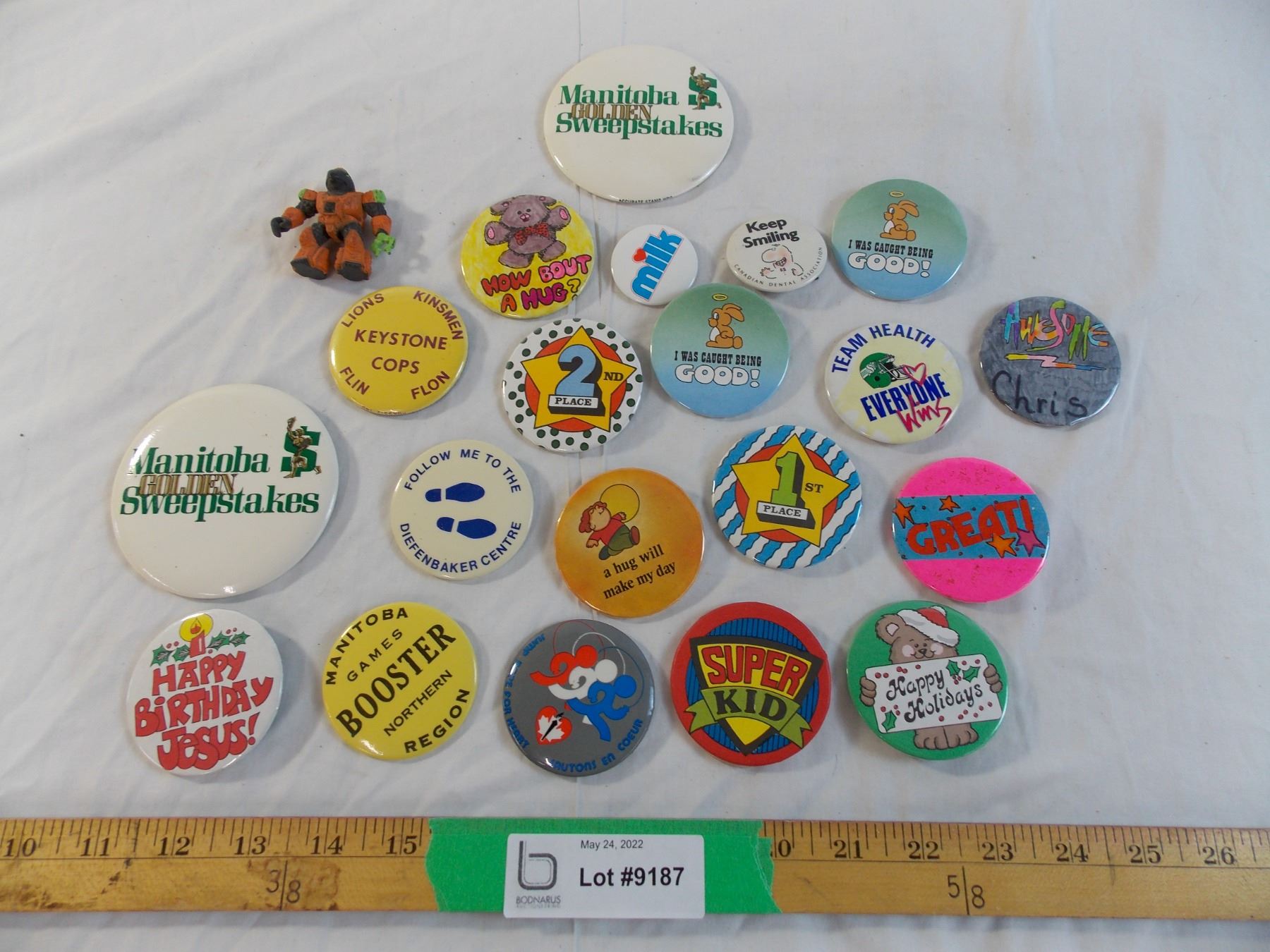 Pinback Buttons collection with a Battle Beast