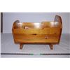 Image 1 : Wooden doll crib