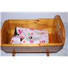 Image 2 : Wooden doll crib