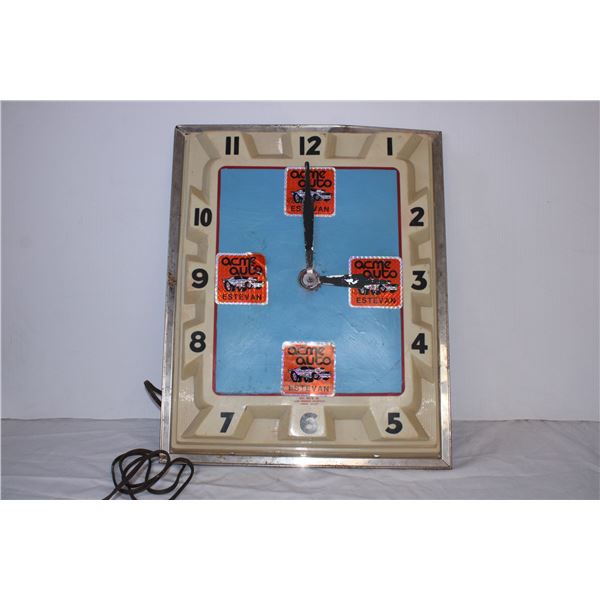 Estavan Electric light up clock (working)