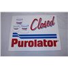 Image 2 : Open/Closed Purolator Sign