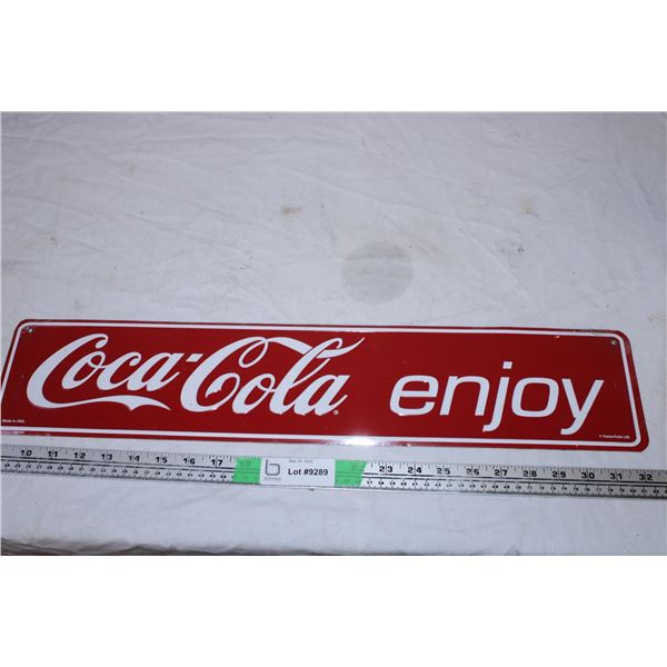 Coca-Cola Enjoy Sign