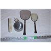 Image 1 : Vintage Mirror,brush set