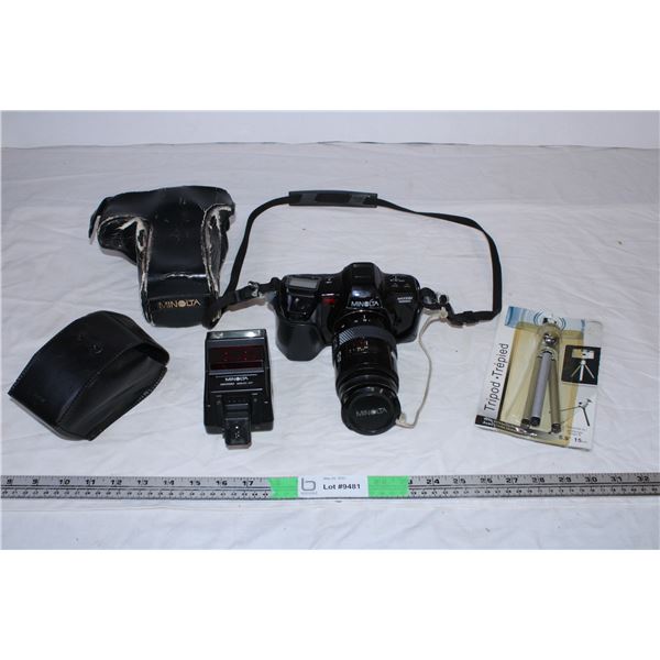 Minolta Camera,mini tripod
