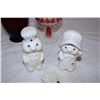 Image 5 : Pillsbury Doughboy Salt & Pepper shakers and timer,misc glass items