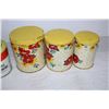 Image 2 : Vintage canisters (3),misc tins/container