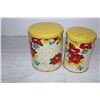 Image 4 : Vintage canisters (3),misc tins/container