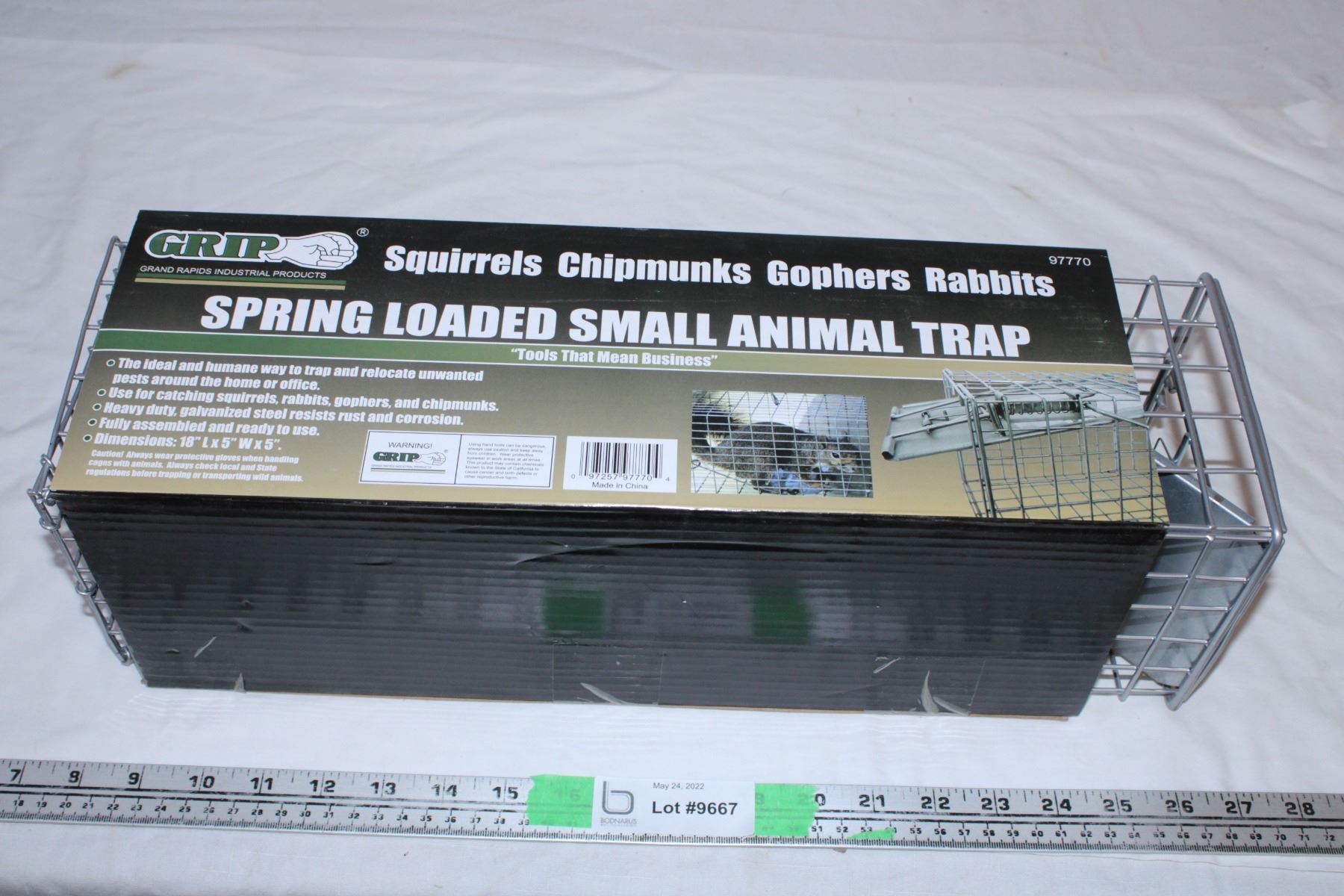 Spring Loaded Small Animal Trap
