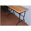 Image 2 : *Wood Top Folding table