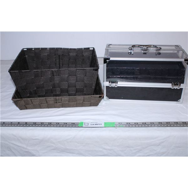 Organizing baskets,cosmetic box