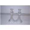 Image 2 : Glass Candle Holders (2)