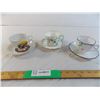 Image 1 : (3) Teacup and plate sets - made in England