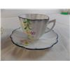 Image 4 : (3) Teacup and plate sets - made in England