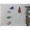 Image 2 : (4) rock wrapped jewelry + misc bag of accessories