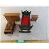 miniature wood bedroom set