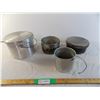 Image 1 : Aluminum pots with lids