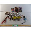 Image 1 : Miscellaneous hardware - wildlife warning system, antifreeze tester, booster cable ends