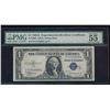 Image 1 : 1935A $1 Experimental R Silver Cert PMG 55