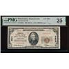 Image 1 : 1929 $20 Philadelphia PA National PMG 25