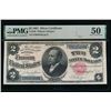 Image 1 : 1891 $2 Silver Certificate PMG 50