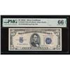 Image 1 : 1934C $5 Silver Certificate PMG 66EPQ