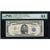 Image 1 : 1953A $5 STAR Silver Certificate PMG 64EPQ