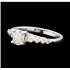 Image 1 : 1.12 ctw Diamond Ring - 14KT White Gold