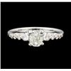 Image 2 : 1.12 ctw Diamond Ring - 14KT White Gold