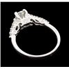 Image 3 : 1.12 ctw Diamond Ring - 14KT White Gold