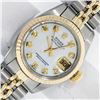 Image 1 : Rolex Ladies 2 Tone MOP Diamond 26MM Datejust Wristwatch With Rolex Box