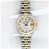 Image 3 : Rolex Ladies 2 Tone MOP Diamond 26MM Datejust Wristwatch With Rolex Box
