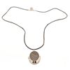 Image 4 : Christian Dior Silver Logo Gem Necklace