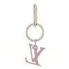 Image 2 : Louis Vuitton Purple Metal LV Shape Keychain