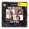 BEATLES LET IT BE 45 RPM PICTURE SLEEVE