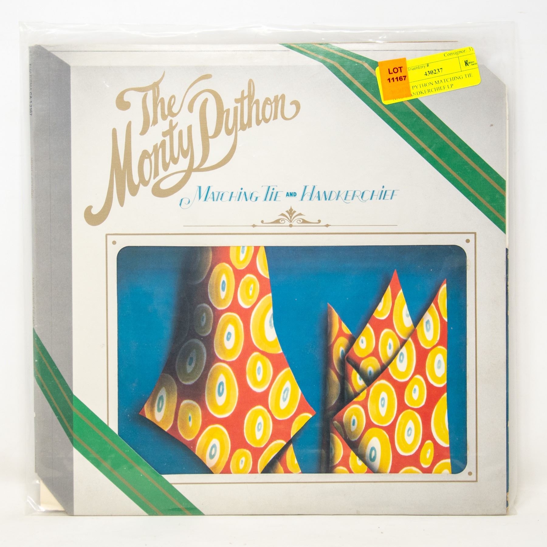 MONTY PYTHON MATCHING TIE AND HANDKERCHIEF LP Monty python matching tie and handkerchief lp