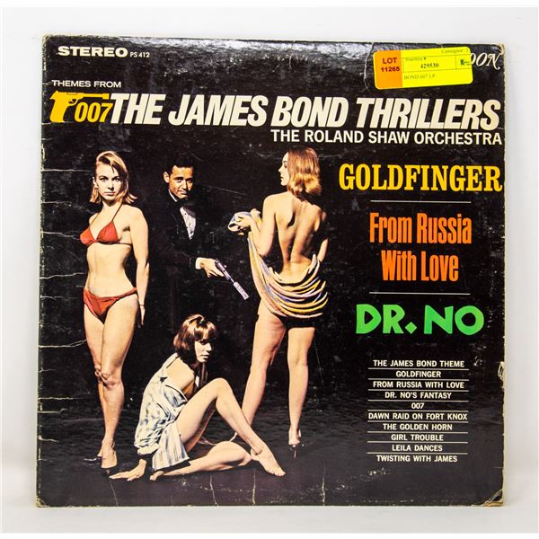 JAMES BOND 007 LP