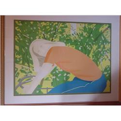 ALEX KATZ "Bicycle Rider"