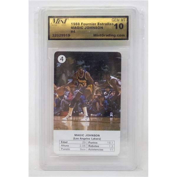 1988 ESTRELLAS 4 MAGIC JOHNSON MINT 10