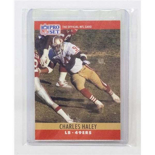 1990 PRO SET 289A ERROR CHARLES HALEY