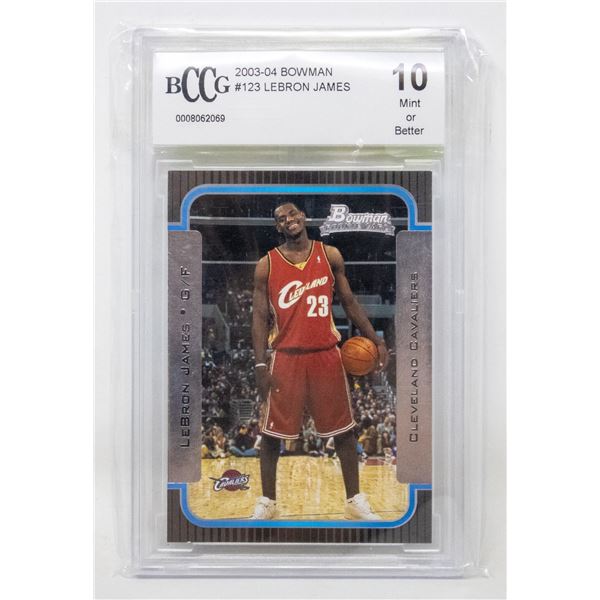 2003-04 BOWMAN 123 LEBRON JAMES RC BCCG 10